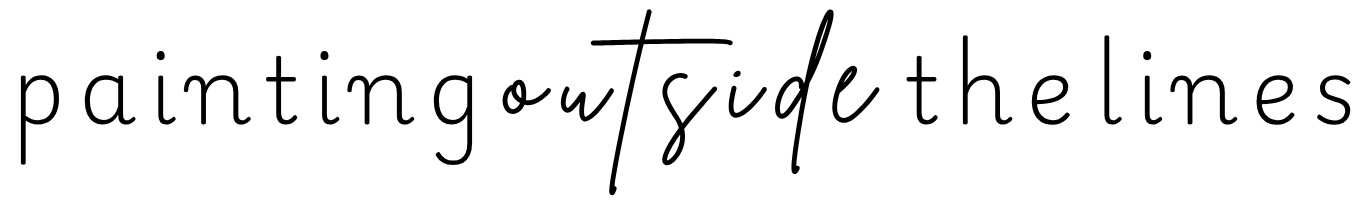Painting Outside the Lines text logo