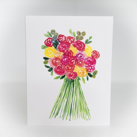 Colorful Bouquet Card